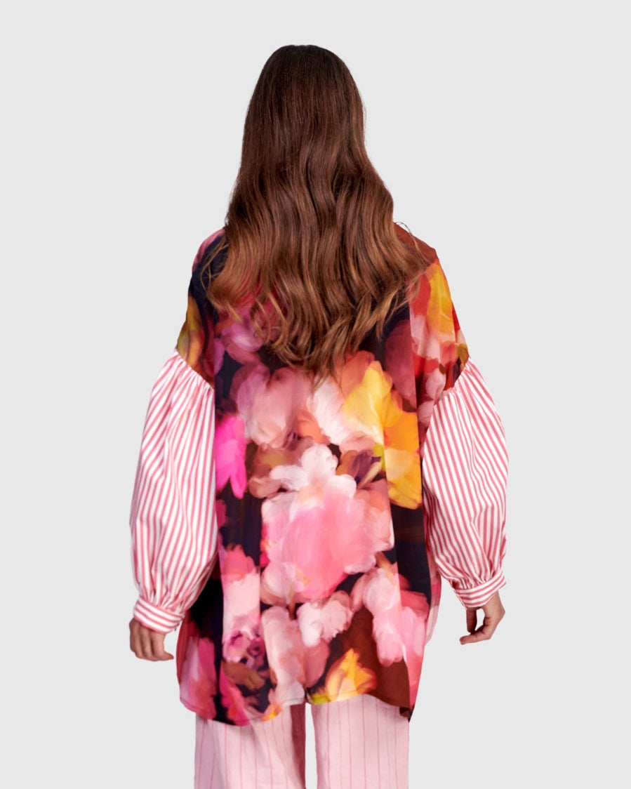 חולצה לנה ורודה