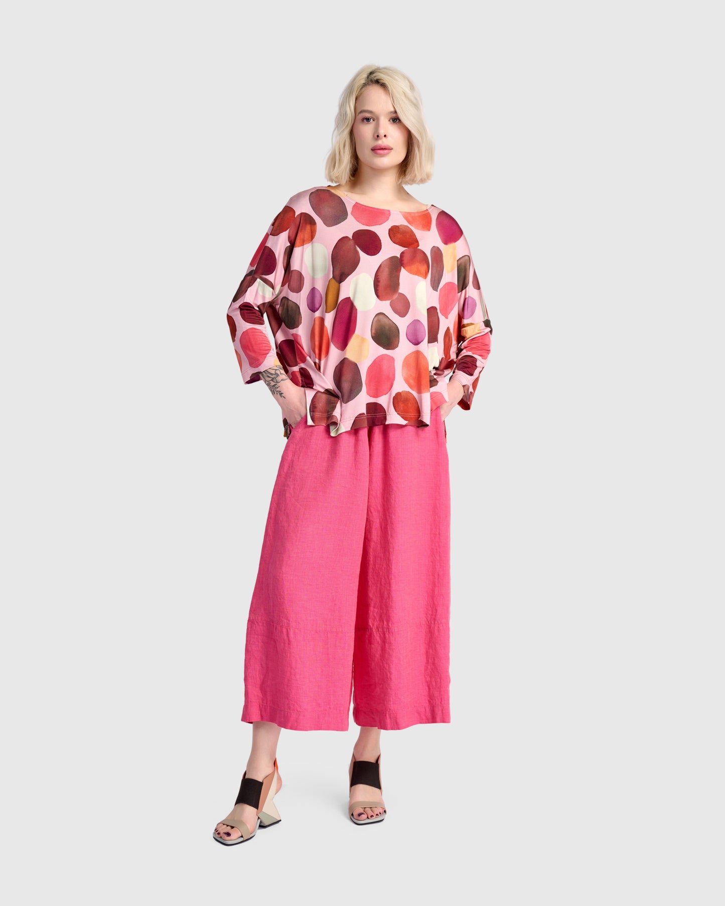 טוניקה רינה בועות מג'נטה