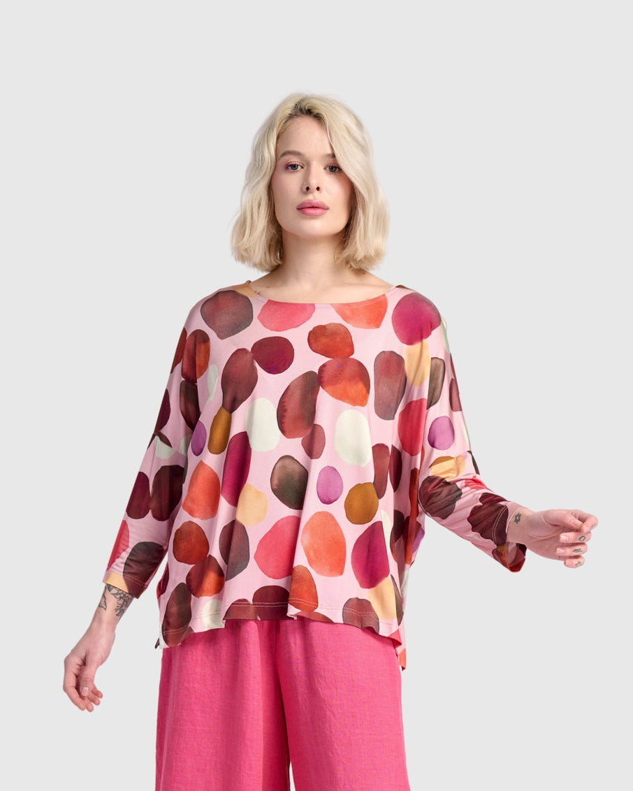 טוניקה רינה בועות מג'נטה