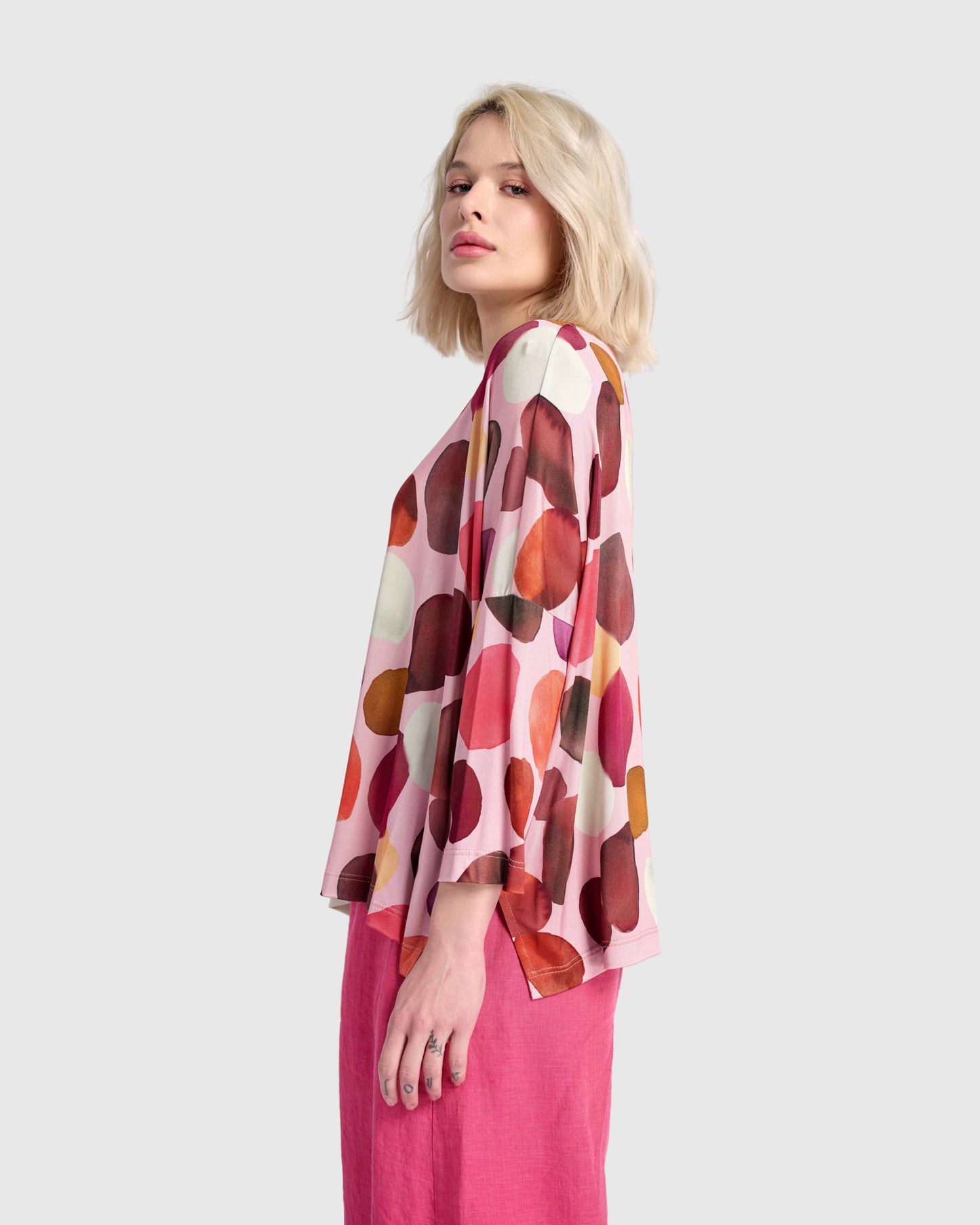 טוניקה רינה בועות מג'נטה