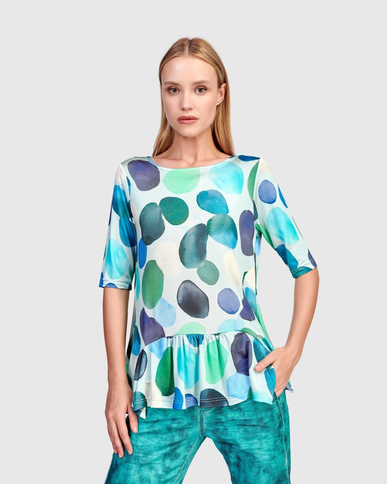 טישירט בלרינה בועות אקווה