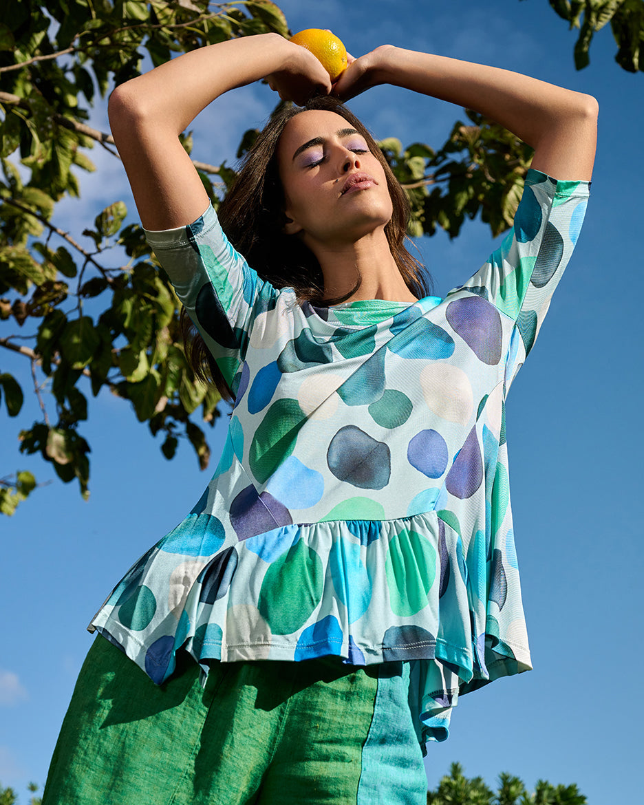 טישירט בלרינה בועות אקווה