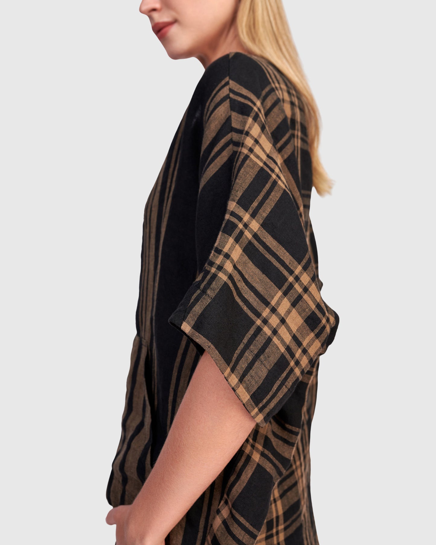 סווטשירט פשתן פסים