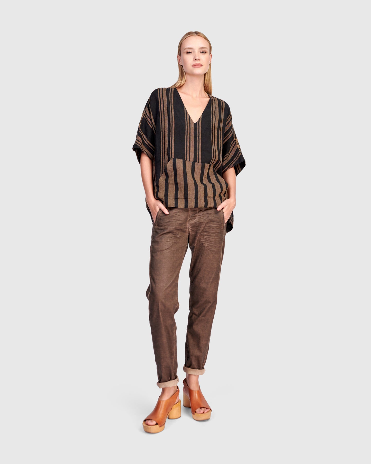 מכנסי גריי חום