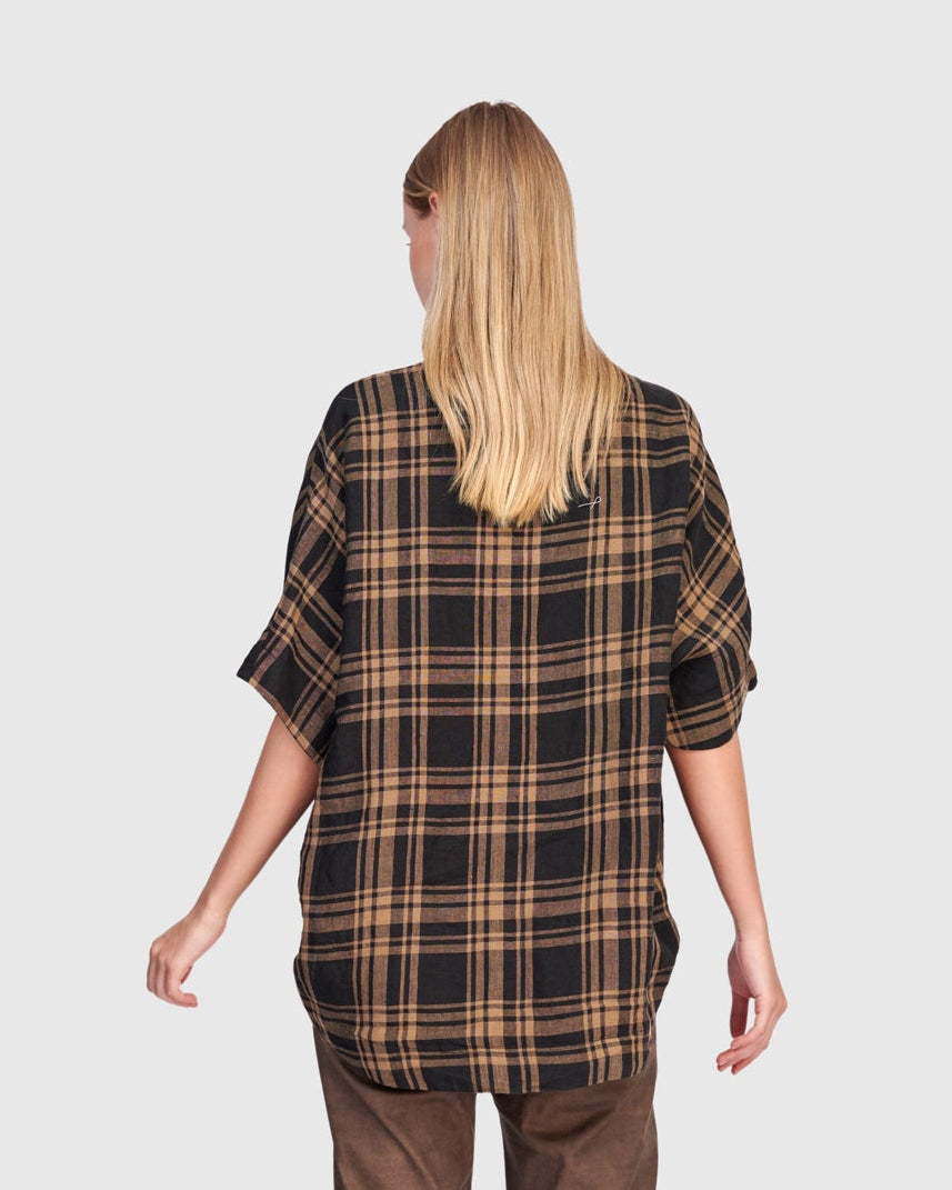 סווטשירט פשתן פסים