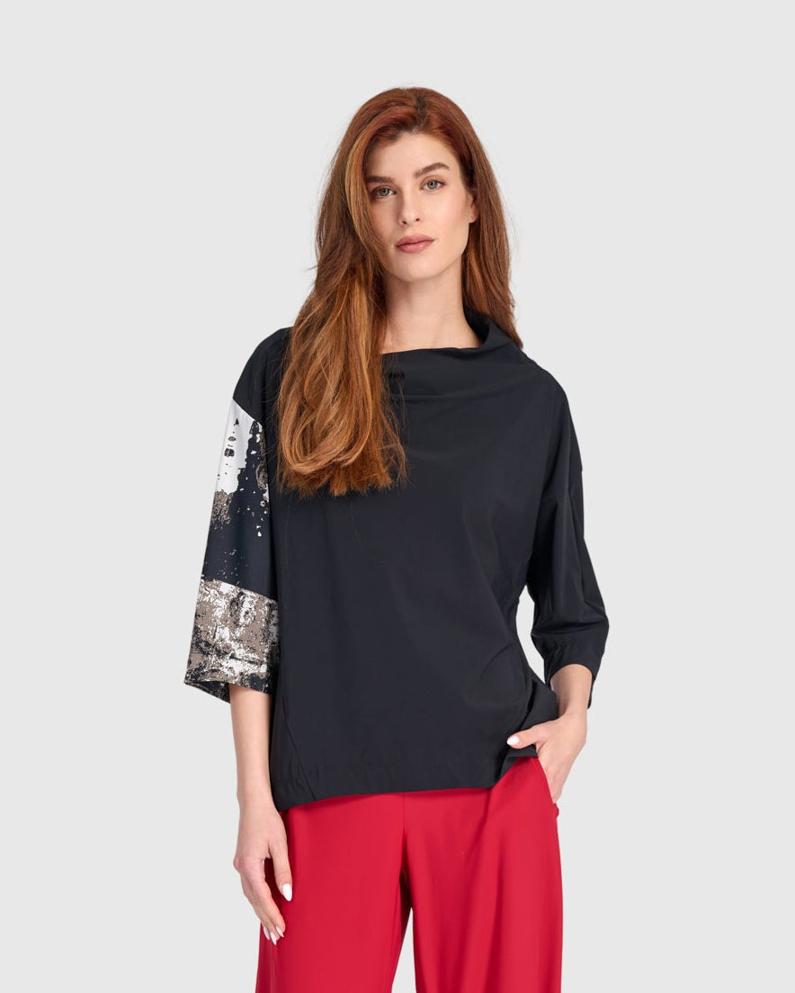 טוניקה טכנו שרוול מיקס