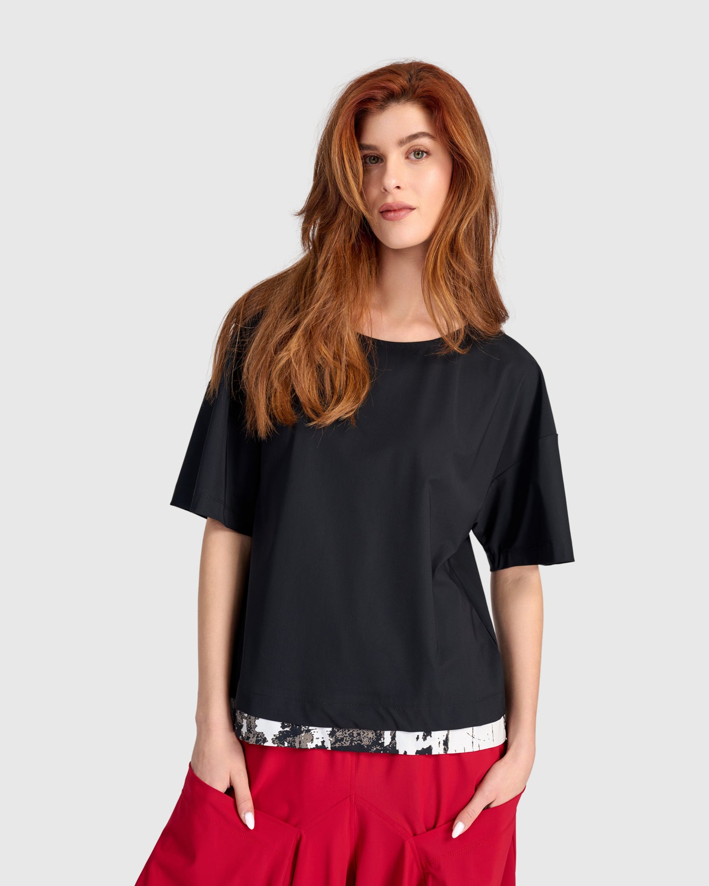 טישירט טכנו שחורה