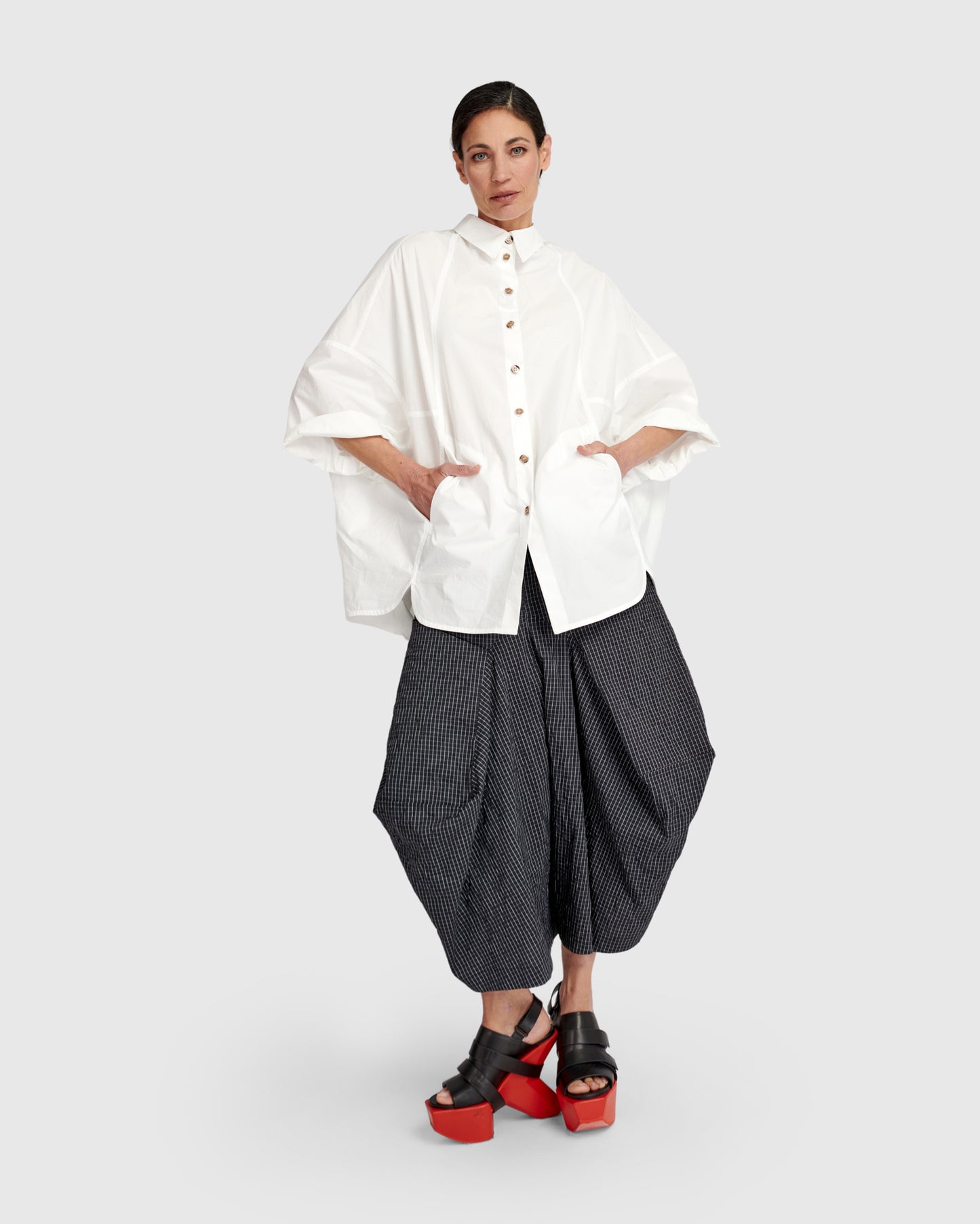 חולצה אורבן גברית לבנה