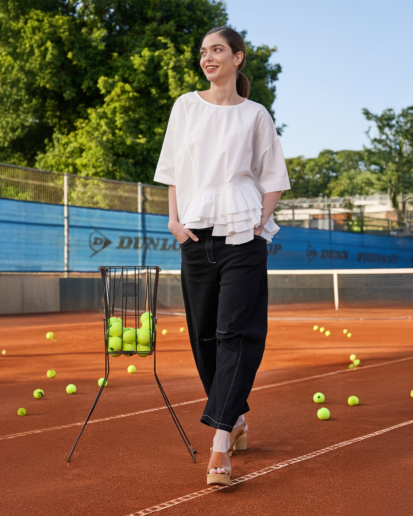 מכנסי מחוגה שחור