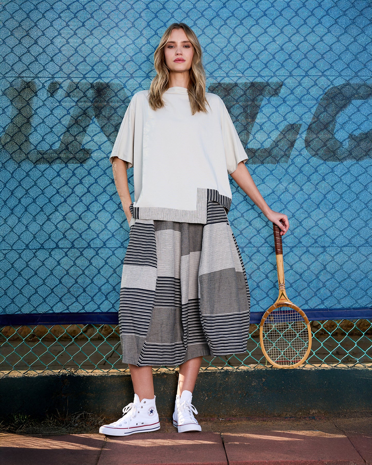 טישירט אורבן מפתח שמנת