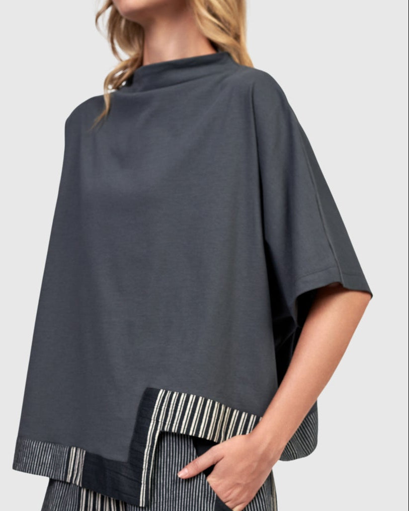 טישירט אורבן מפתח אפור