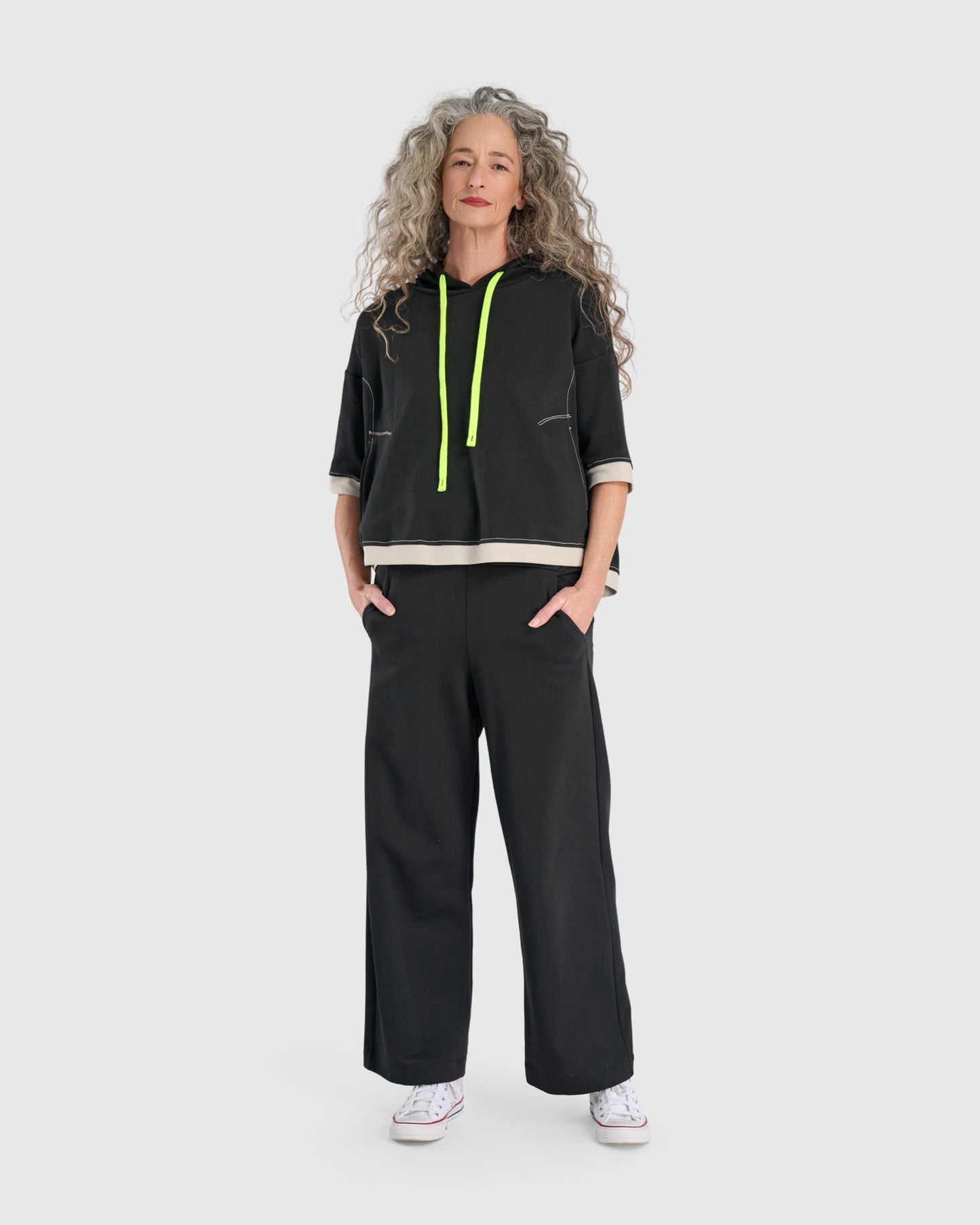 מכנסי אורבן בסטי שחור