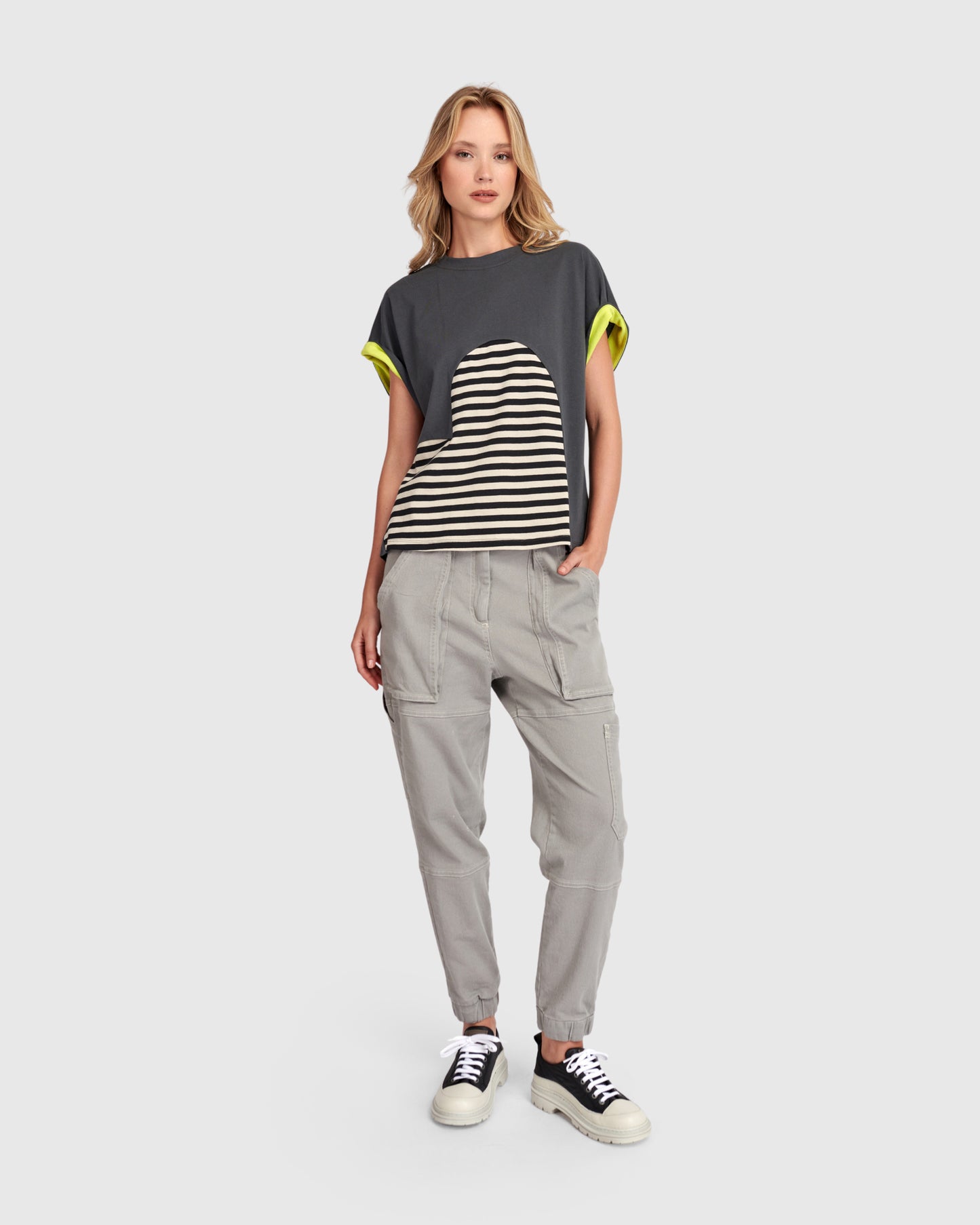 מכנסי דגמ"ח אפור