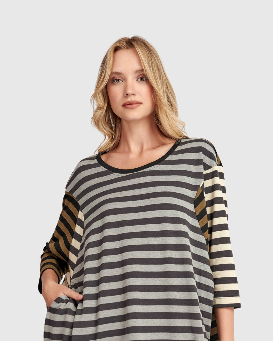 טוניקה אורבן פריז שילוב פסים