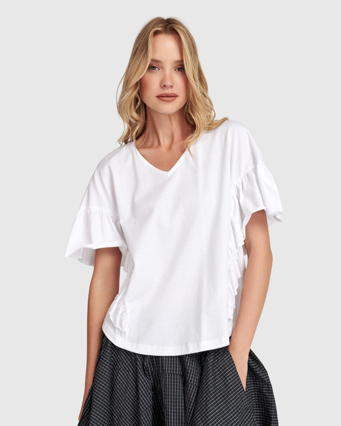 טישירט אורבן רפרוף לבן