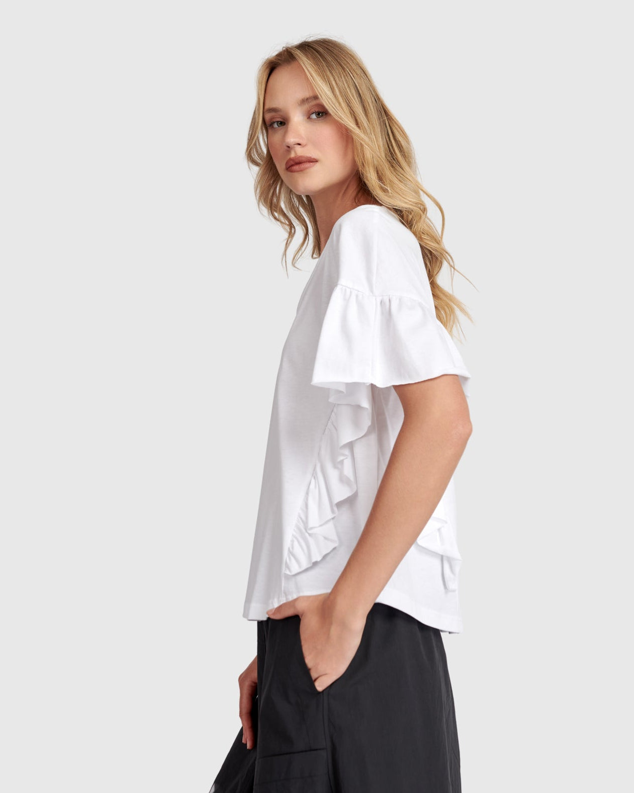 טישירט אורבן רפרוף לבן