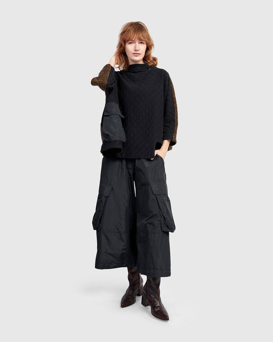 סווטשירט אורבן מפתח מיקס שחור