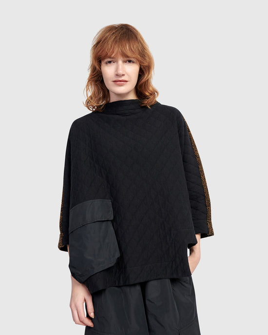 סווטשירט אורבן מפתח מיקס שחור