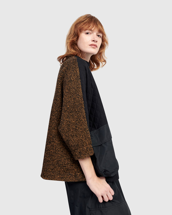 סווטשירט אורבן מפתח מיקס שחור