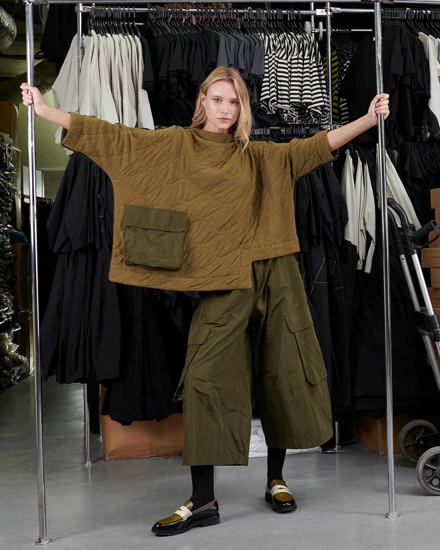 סווטשירט אורבן מיקס חאקי