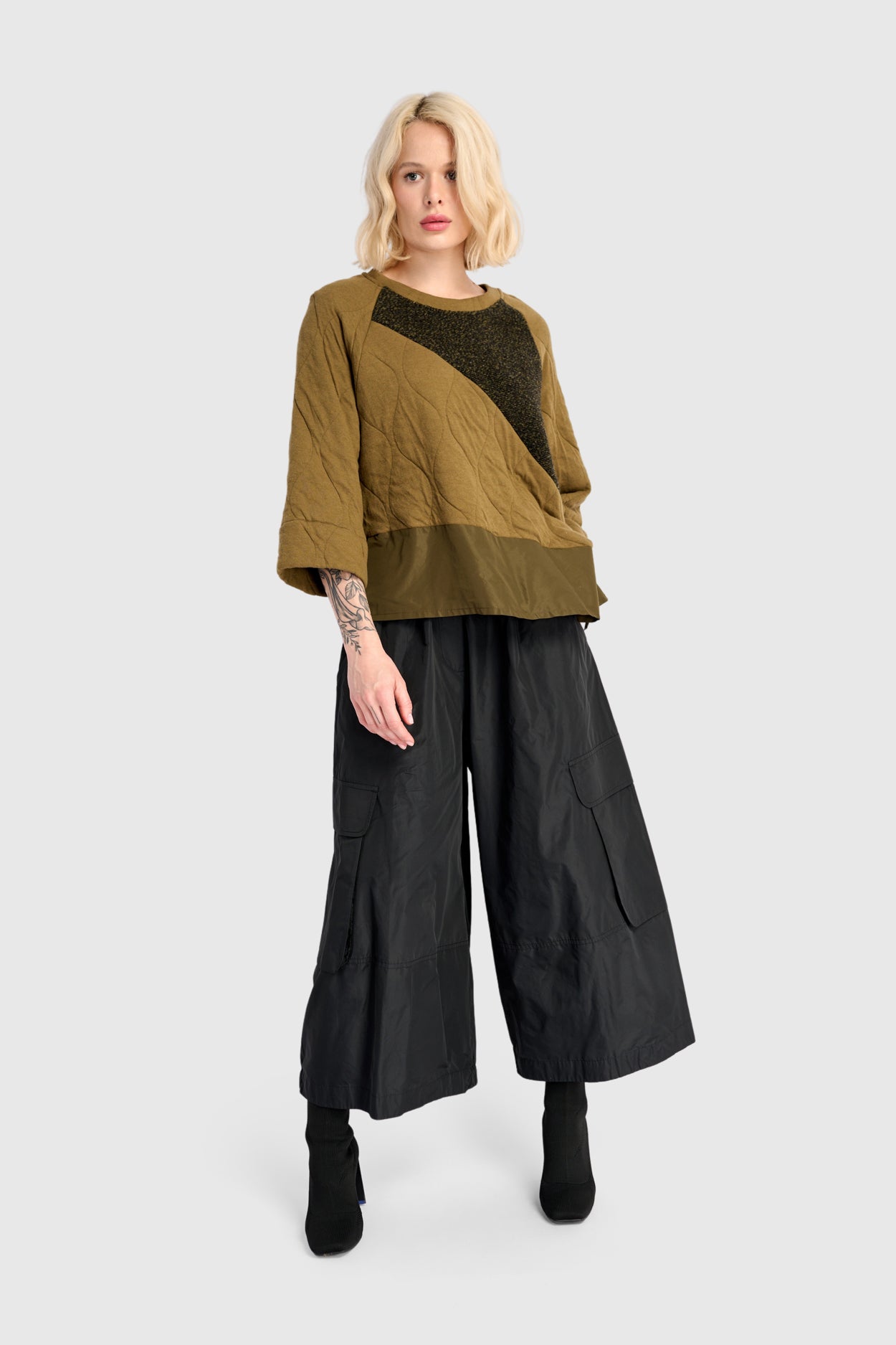 מכנסי אורבן טאפט שחור