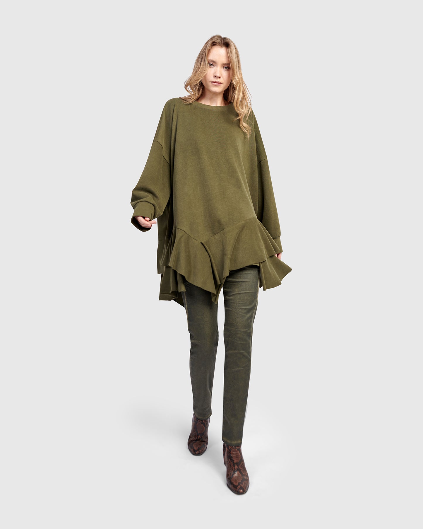 סווטשירט אורבן וולנים זית