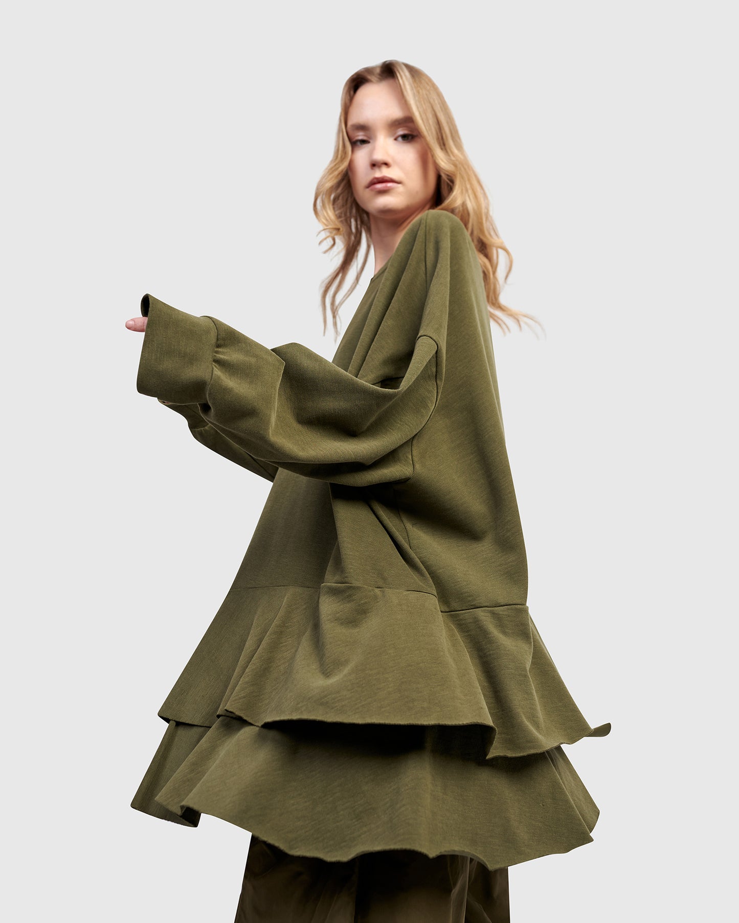 סווטשירט אורבן וולנים זית