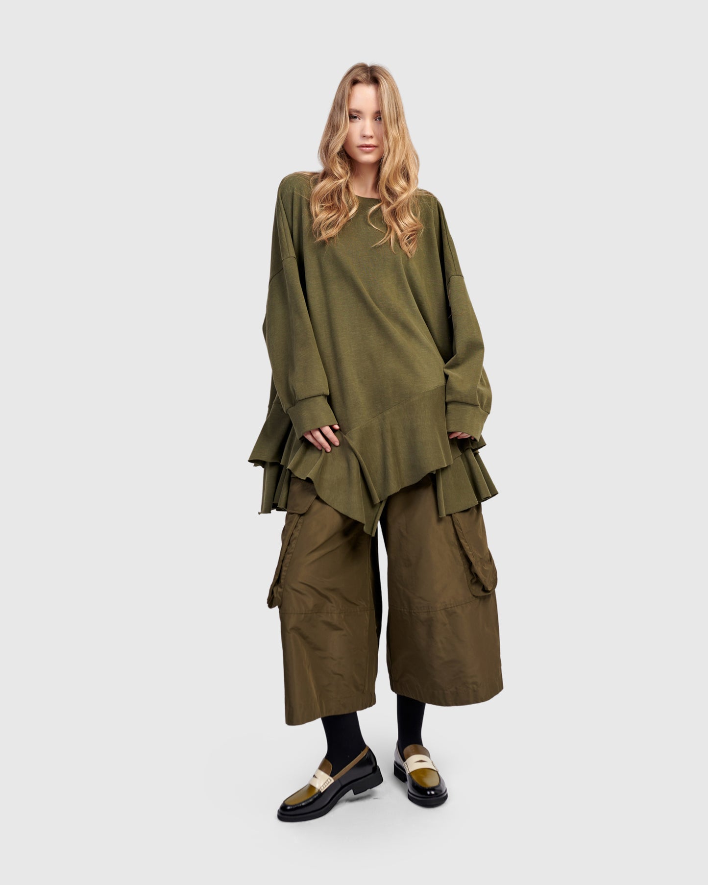 סווטשירט אורבן וולנים זית