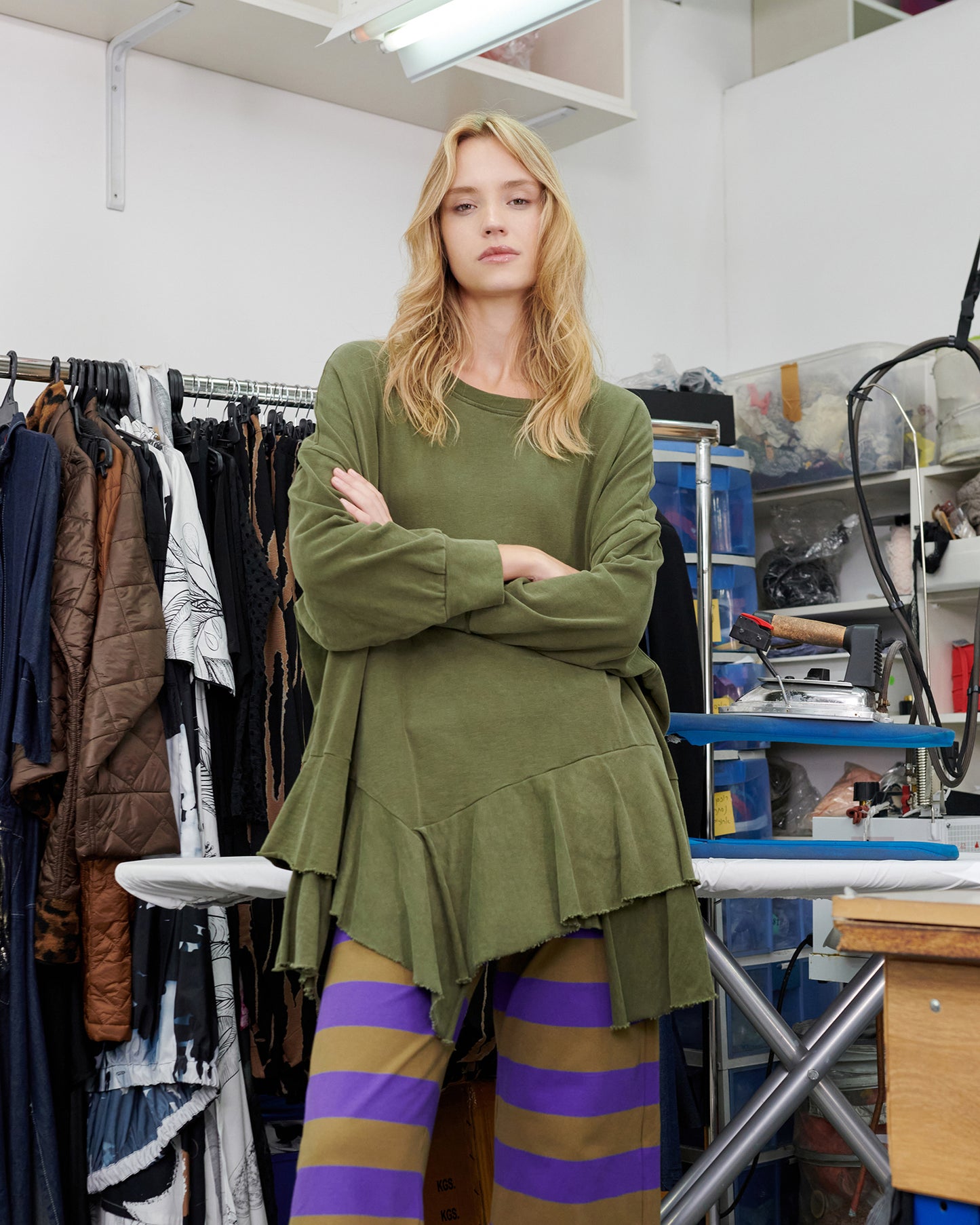 סווטשירט אורבן וולנים זית