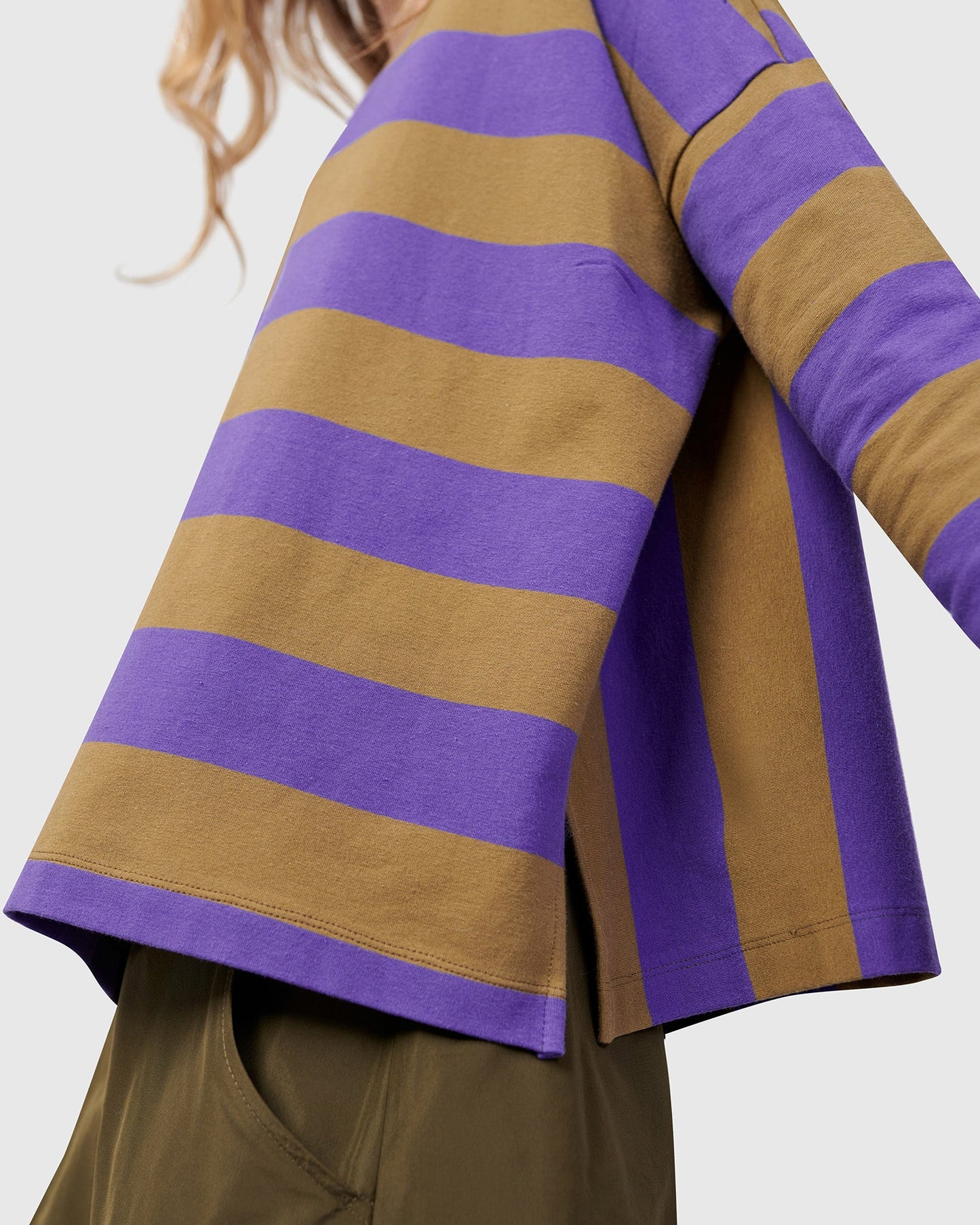 טוניקה אורבן רנה פסים סגול