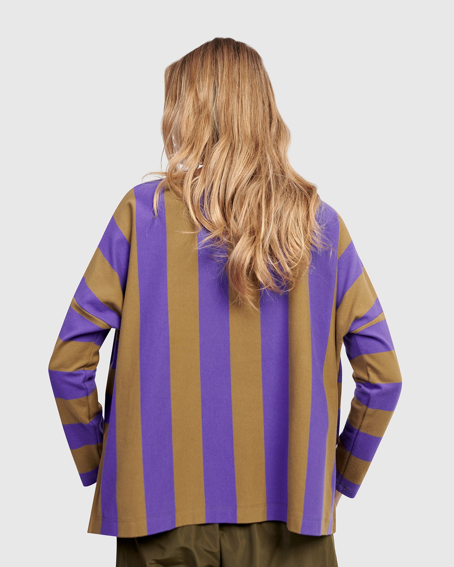 טוניקה אורבן רנה פסים סגול