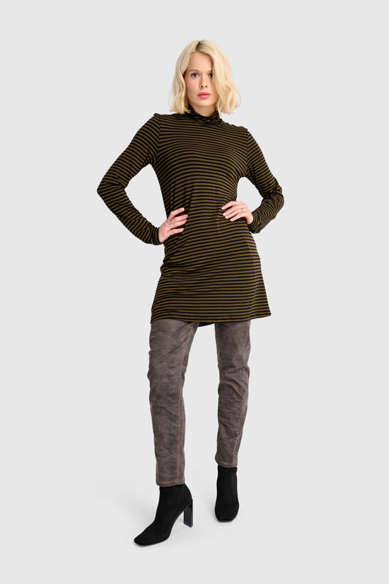 טוניקה אורבן גולף פסים חאקי