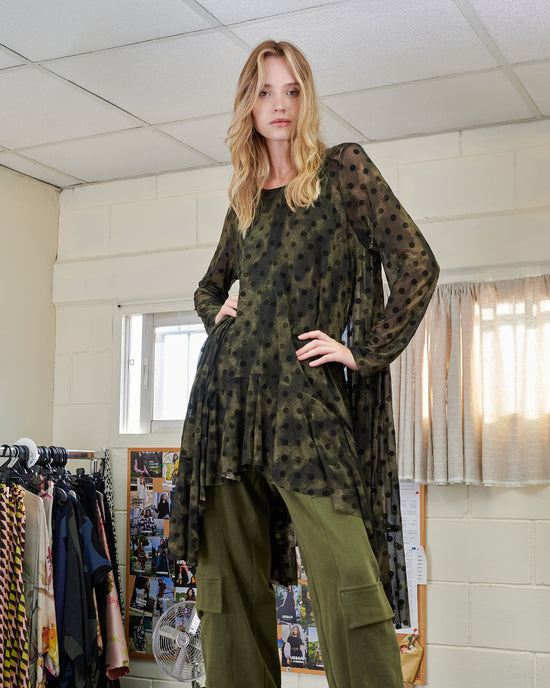 טוניקה אורבן ארוכה נקודות