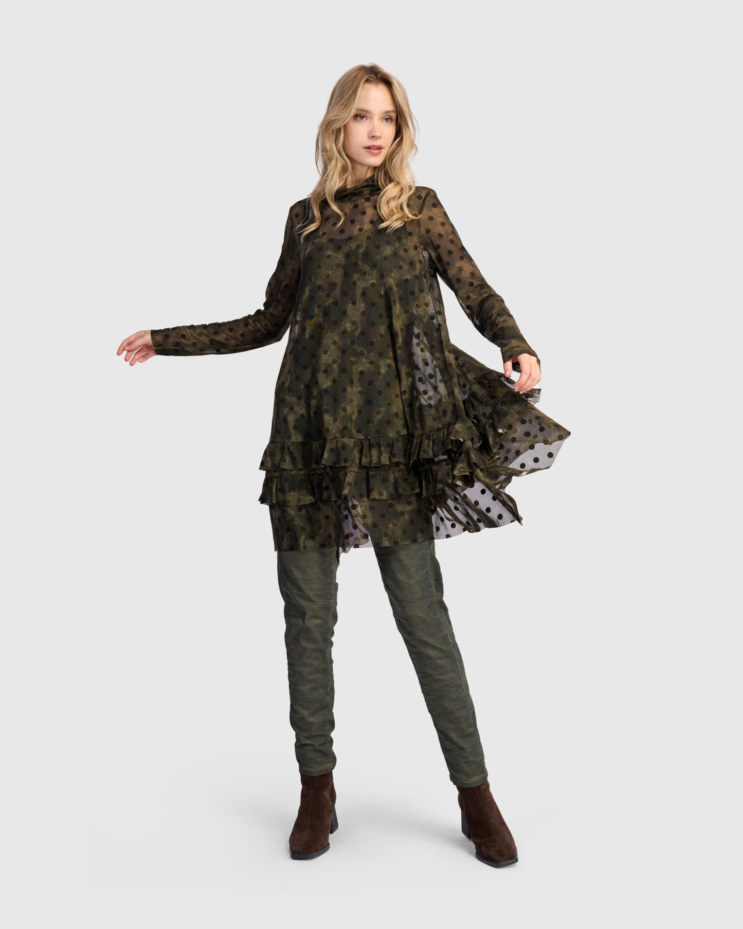 מכנסי גריי ירוק