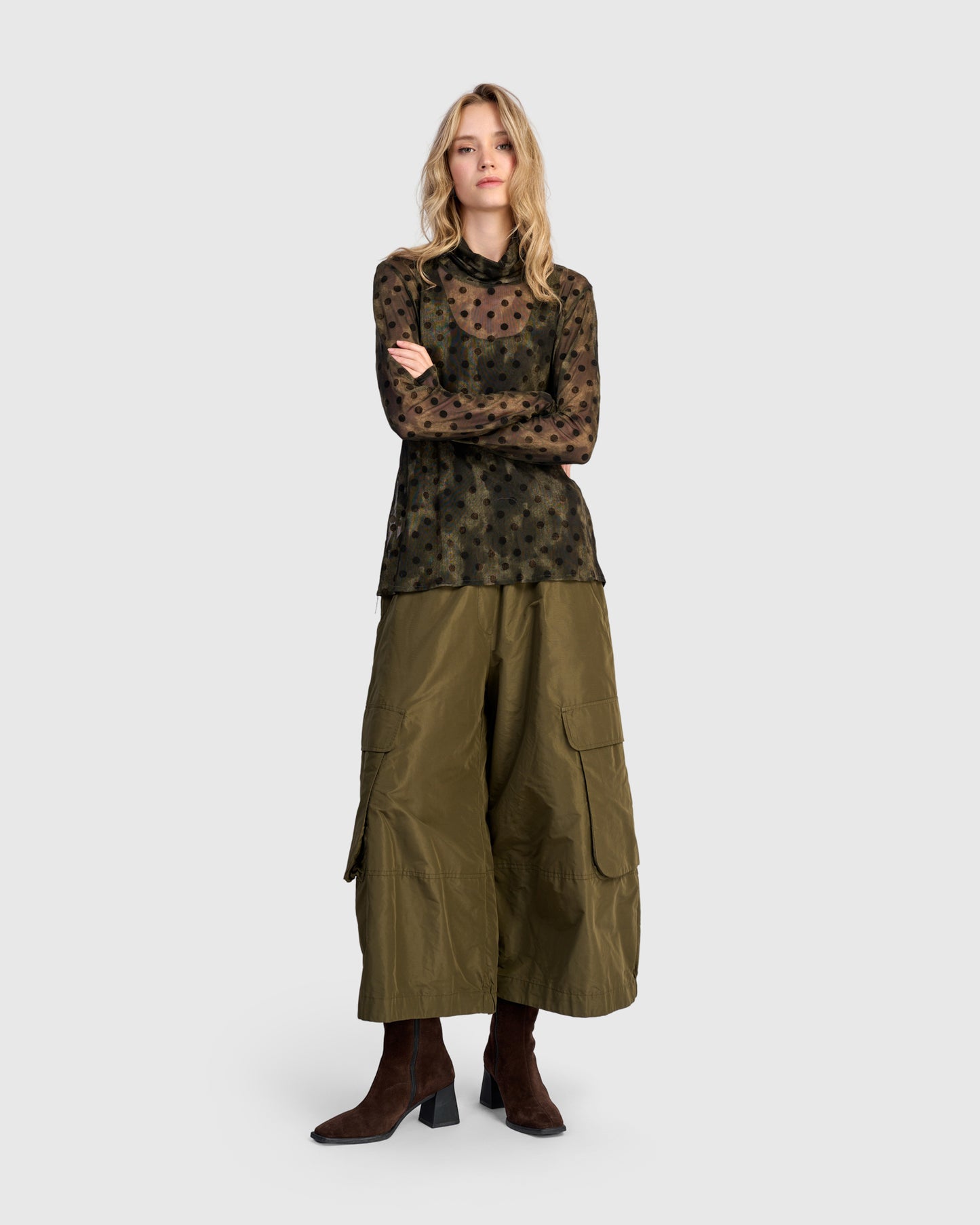 טוניקה אורבן גולף נקודות זית