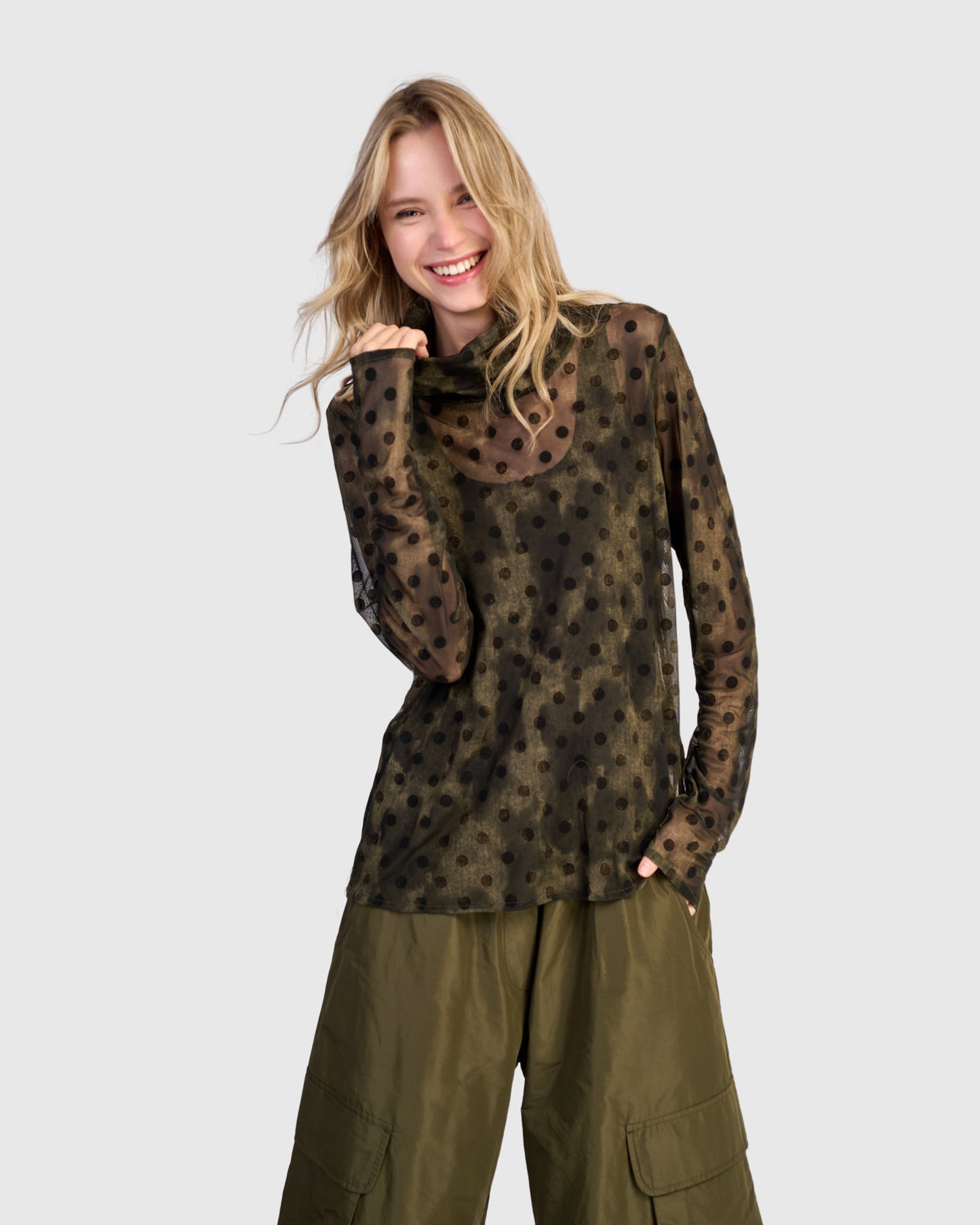 טוניקה אורבן גולף נקודות זית