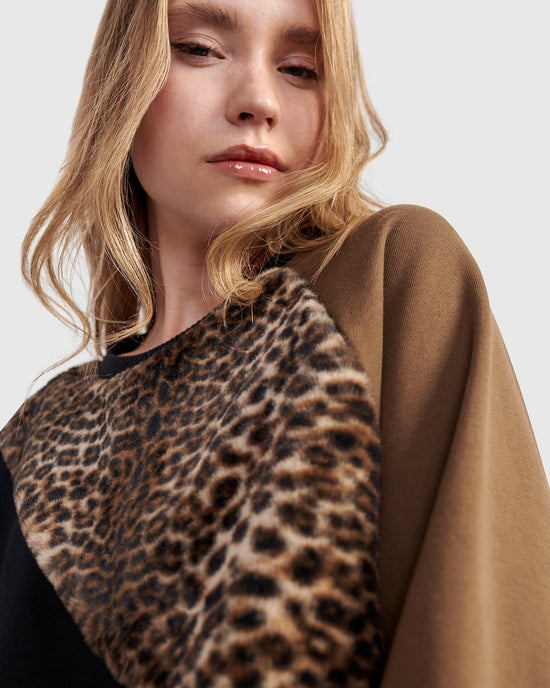 סווטשירט אורבן מחולק פרווה מיקס