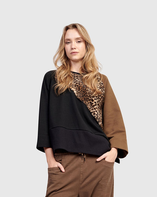 סווטשירט אורבן מחולק פרווה מיקס