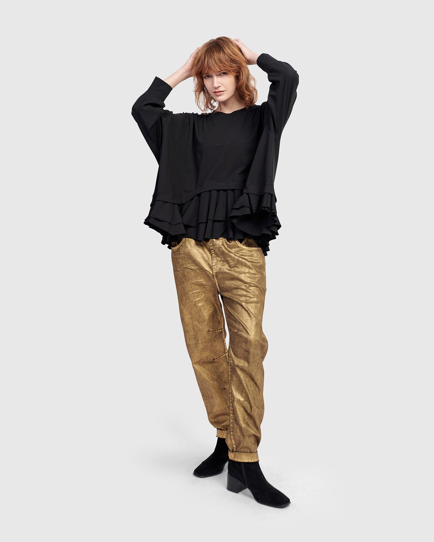 מכנסי גירלפרנד זהב