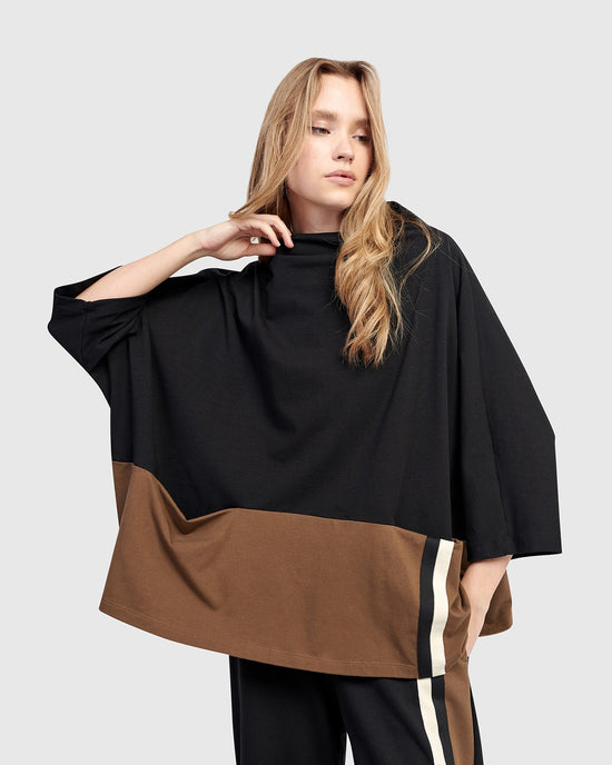 סווטשירט אורבן פס קצר