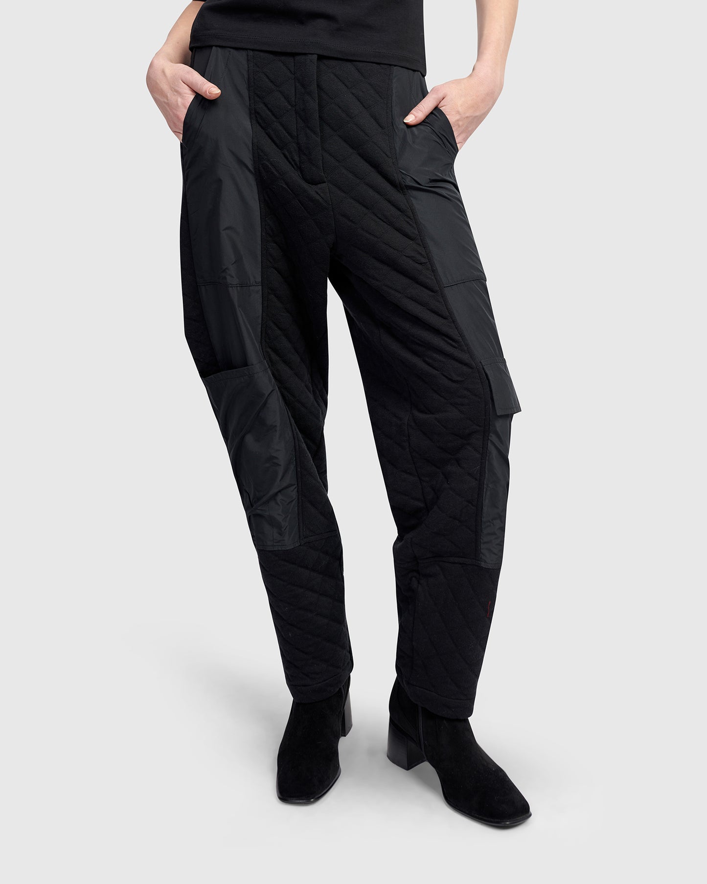 מכנסי אורבן חורף שחור