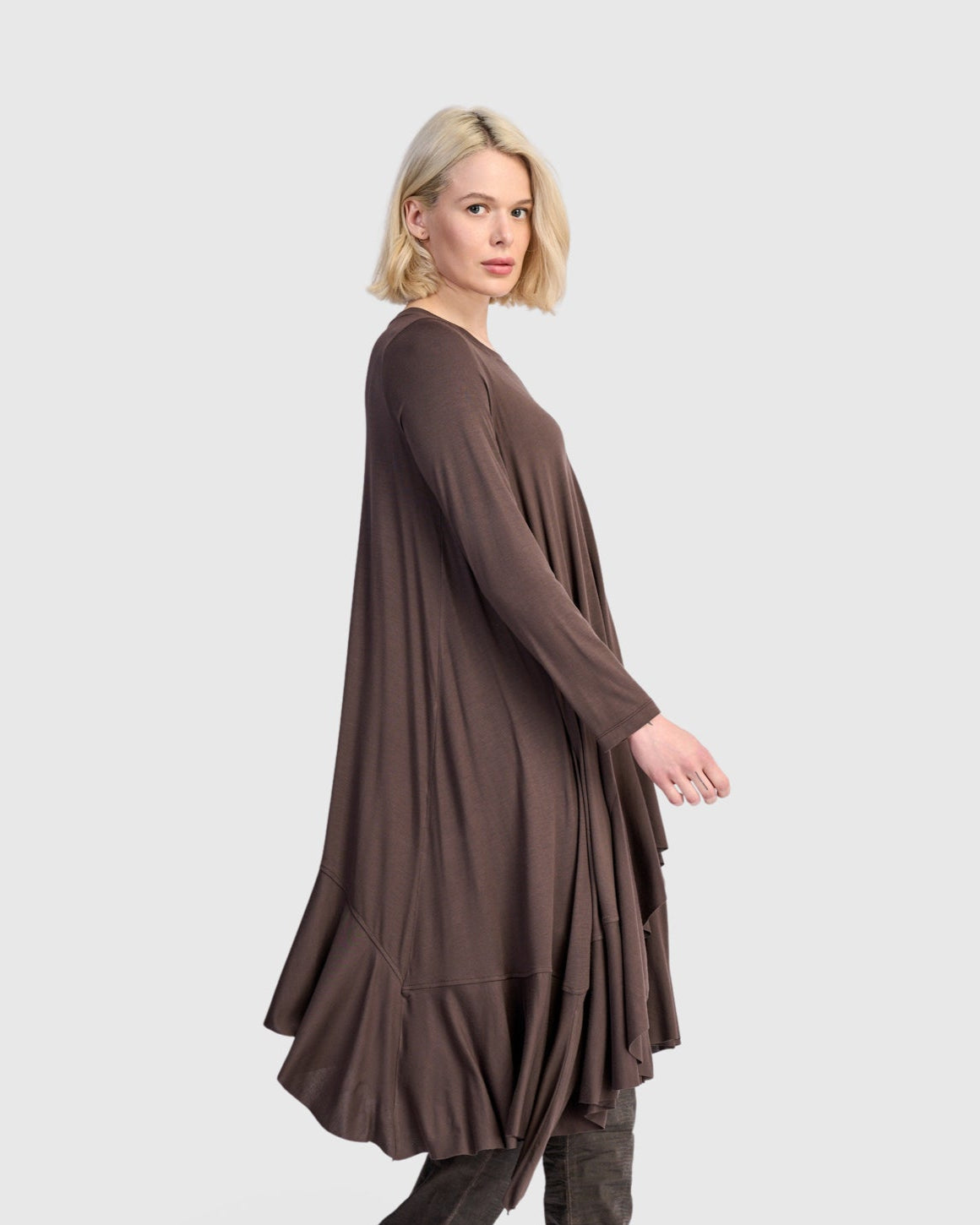 טוניקה אורבן ארוכה מודל מוקה