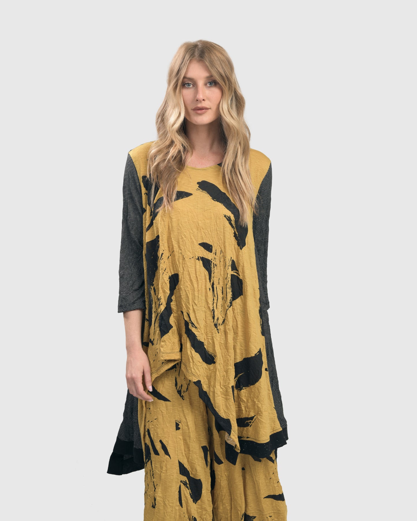 טוניקה קרינקל שפע מיקס צהובה