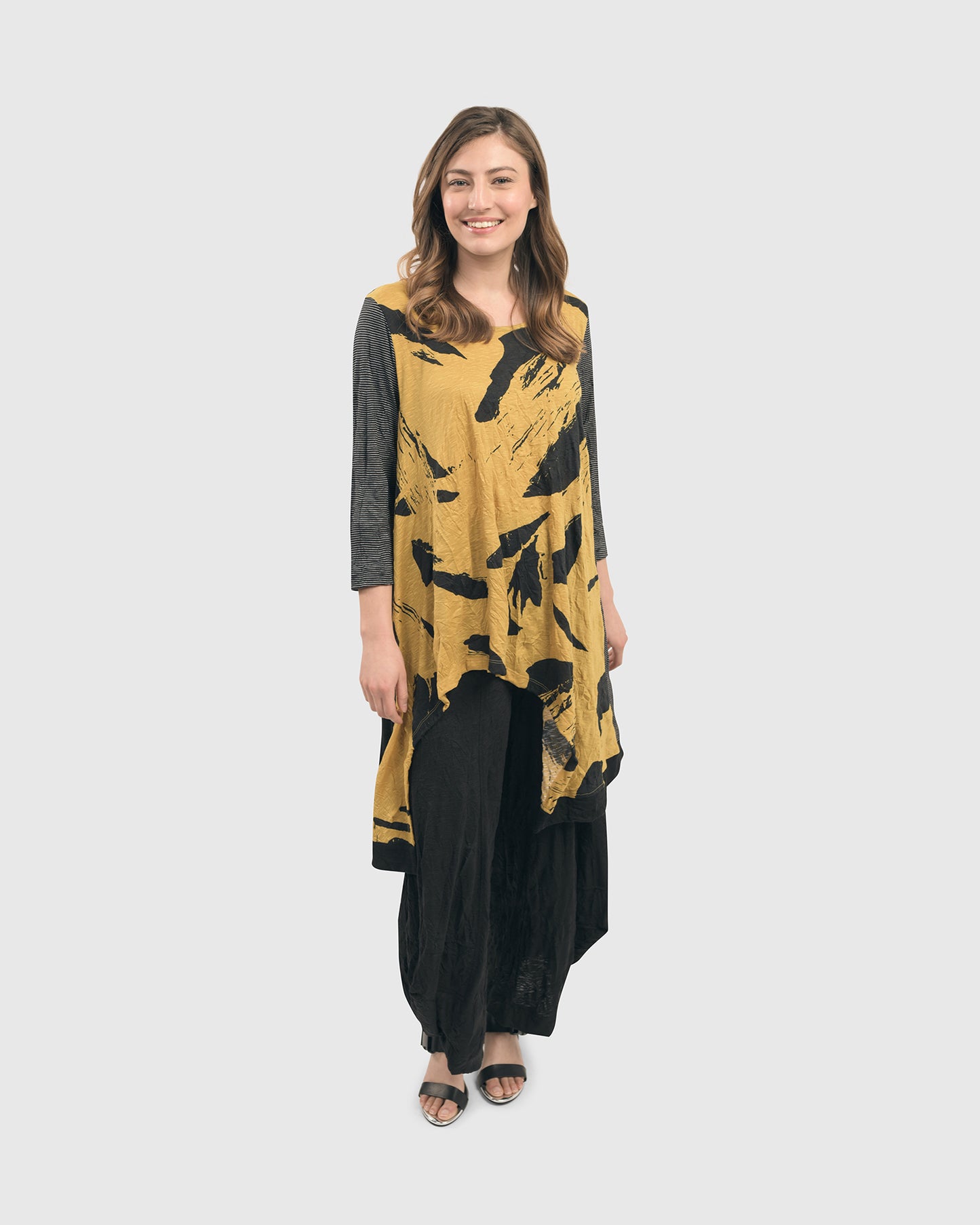 טוניקה קרינקל שפע מיקס צהובה