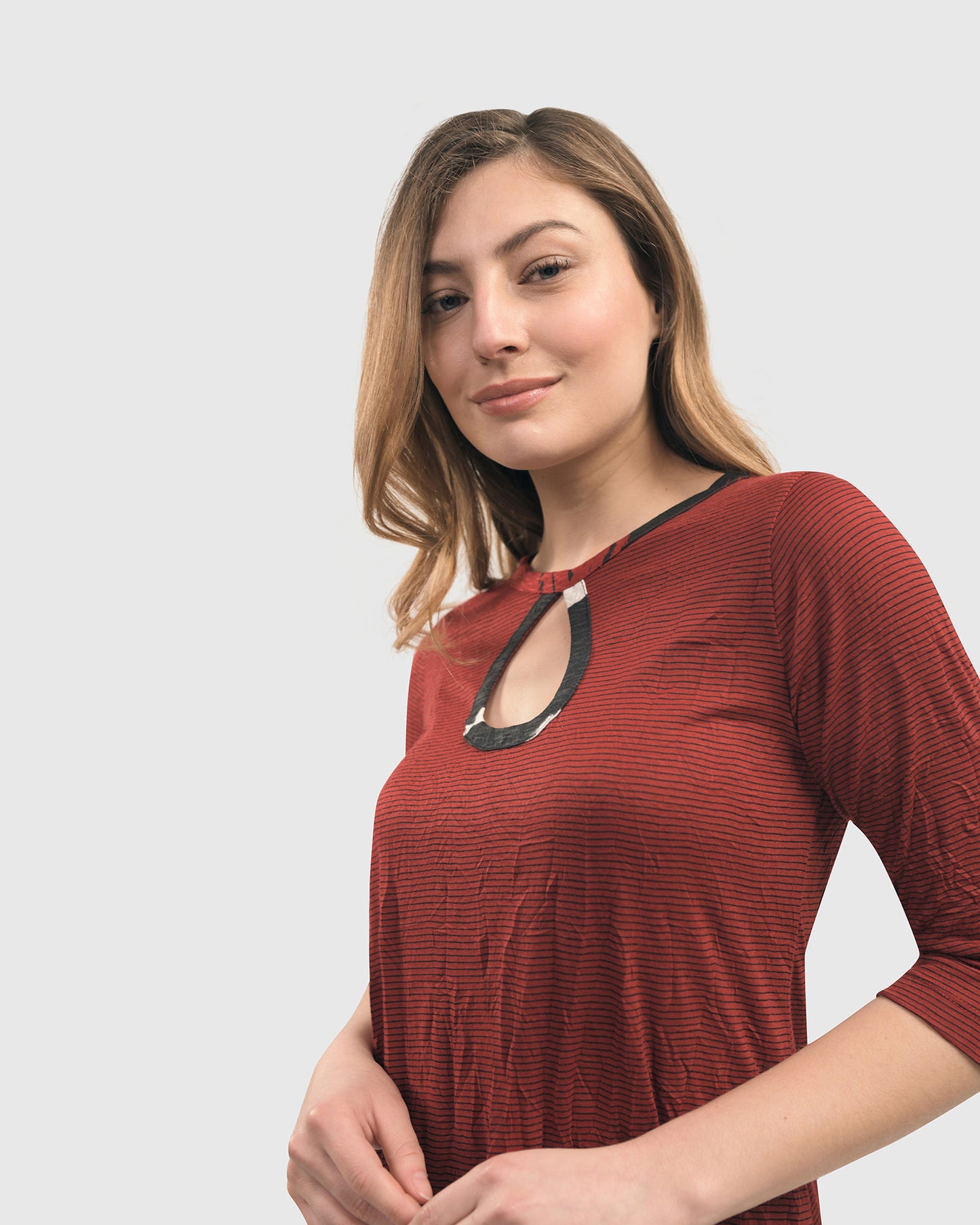 טוניקה קרינקל קלאסיק אדומה