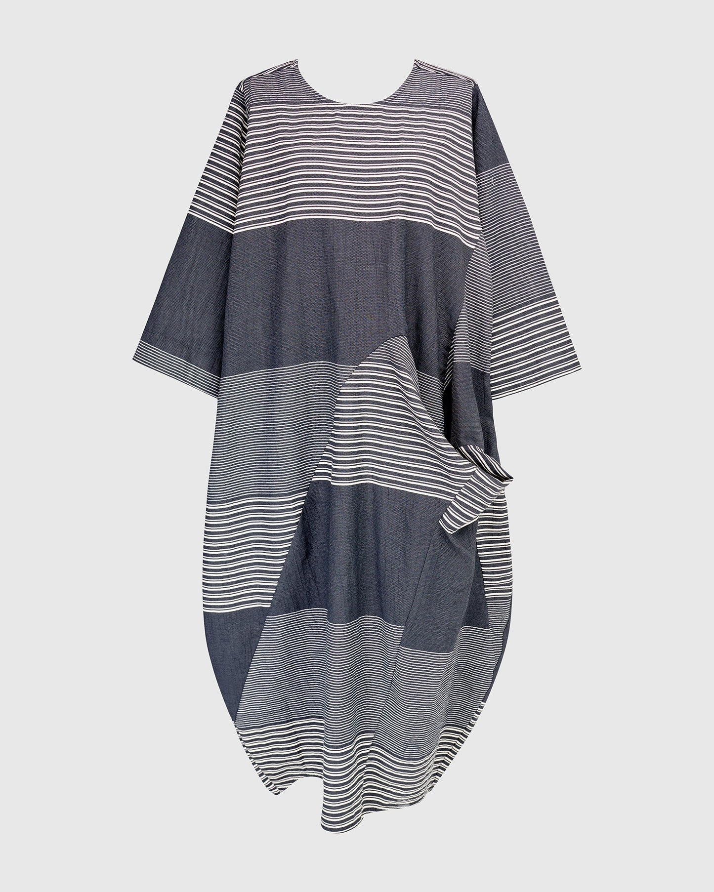 שמלה אורבן כיס פשתן אפור