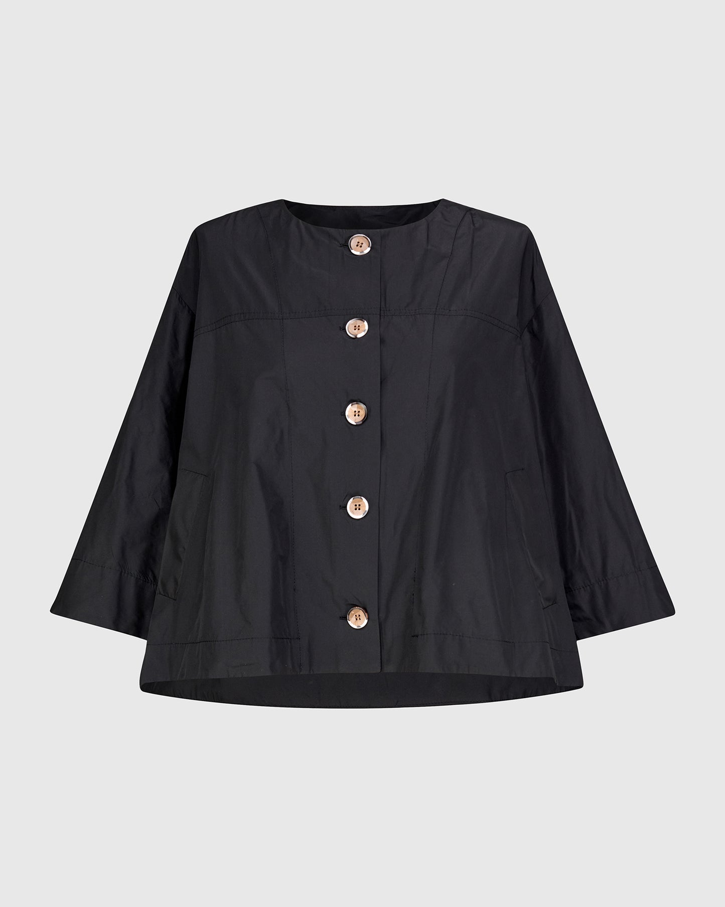 ז'קט אורבן טאפטה שחור