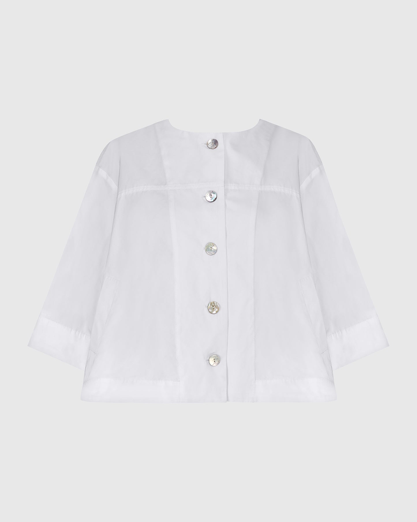 ז'קט אורבן טאפטה לבן