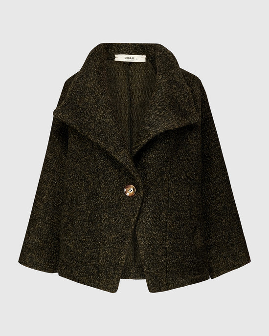 ז'קט אורבן טוויד חשוב חאקי