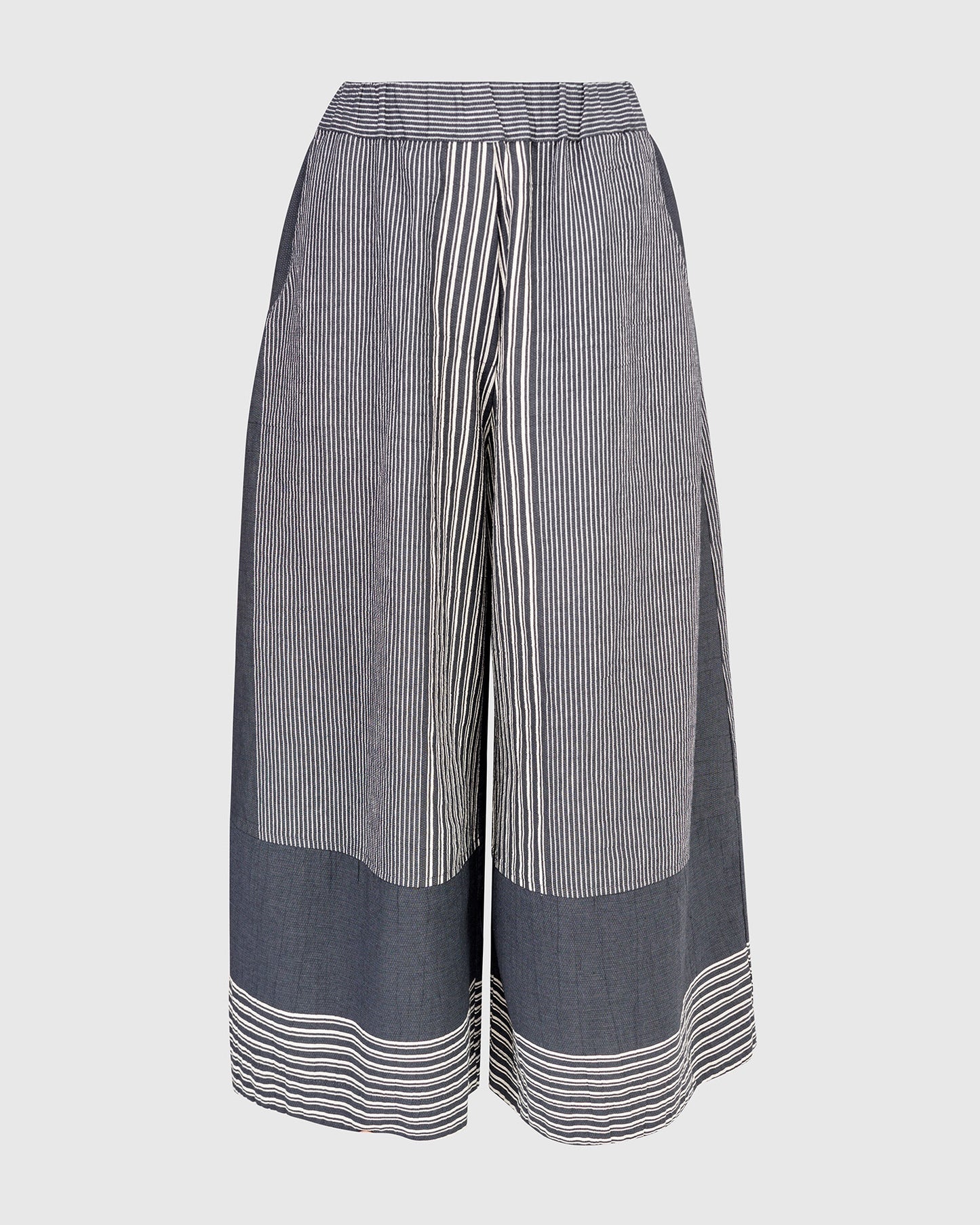 מכנסי אורבן פשתן אפור